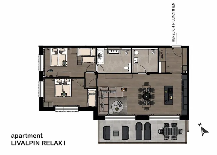 Livalpin Relaxe شقة *